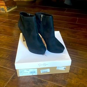 Jessica Simpson Black Platform Boots 8.5 New in box